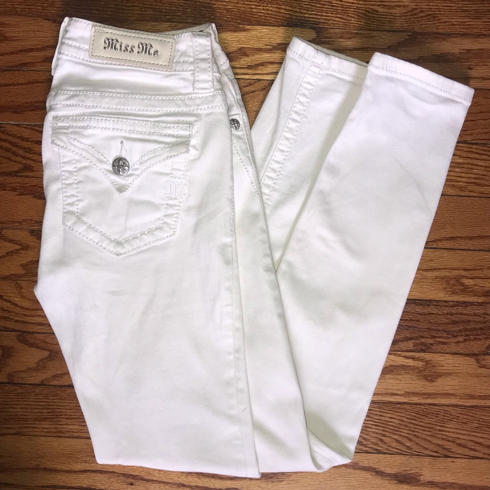 White Miss Me Jeans